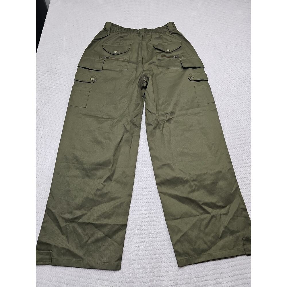 Pretty Little Thing Cargo Pants Womens 14 Cargo Wide Leg Y2K Streetwear - Picture 8 of 9